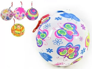 Piłka 23cm na sprężynie BPIŁ7101 mix - Piłki dla dzieci - miniaturka - grafika 1
