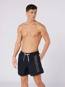 Kąpielówki męskie - Reebok Szorty kąpielowe "Abbott" w kolorze czarnym - miniaturka - grafika 1