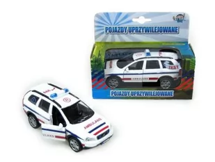 Hipo Pogotowie Volvo 14cm metal.św.dźw.w pud - Samochody i pojazdy dla dzieci - miniaturka - grafika 1