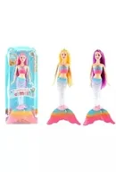 Lalki dla dziewczynek - Lalka Syrenka ze świecącym ogonem mix - miniaturka - grafika 1