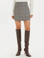 Spódnice - Tommy Hilfiger Spódnica mini WW0WW43471 Beżowy Regular Fit - miniaturka - grafika 1