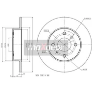 Tarcze hamulcowe - MAXGEAR Tarcza hamulcowa 19-0959 - miniaturka - grafika 1