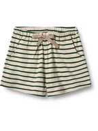 Spodenki damskie - Wheat Szorty "Kalle" w kolorze beżowo-czarnym - miniaturka - grafika 1