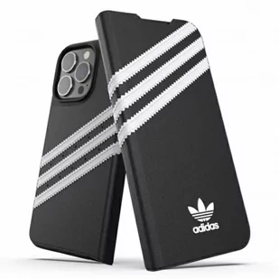 Adidas OR Booklet Case PU iPhone 13 Pro / 13 6,1" czarno biały/black white 47112 - Etui i futerały do telefonów - miniaturka - grafika 1