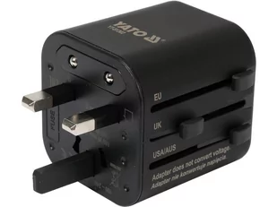 UNIWERSALNY ADAPTER PODRÓŻNY DO PONAD 150 KRAJÓW - Kostki, złączki, wtyczki - miniaturka - grafika 4