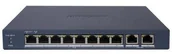 Switche - Šakotuvas 10 prievadų, 8 PoE komutatorius Hikvision DS-3E1510P-EI/MB - miniaturka - grafika 1