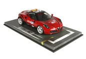 Samochody i pojazdy dla dzieci - Bbr Alfa Romeo 4C Safety Car Wtcc  1:18 Bol28Vet - miniaturka - grafika 1