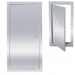 DRZWICZKI REWIZYJNE METALOWE ZATRZASK 30x60cm - Akcesoria do wentylacji i klimatyzacji - miniaturka - grafika 1