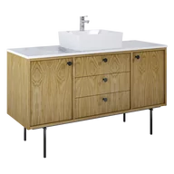 Szafki łazienkowe - ELITA LEGACY 140 3S 2D DĄB NATURALNY FORNIR PDW  SZAFKA PODUMYWALKOWA 168917 - miniaturka - grafika 1