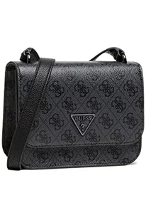 Guess Noelle Mini Crossbody Flap torba damska, rozmiar uniwersalny, antracyt, jeden rozmiar - Torebki damskie - miniaturka - grafika 1