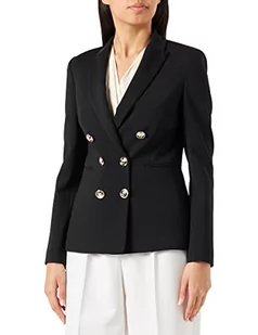 Pinko Damska kurtka z tkaniny Alexia Scu Stitch, Z99_czarna limuzyna, 42 - Kurtki damskie - miniaturka - grafika 1