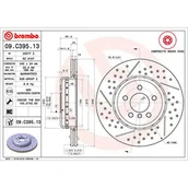 Tarcze hamulcowe - Tarcza hamulcowa BREMBO 09.C395.13 - miniaturka - grafika 1