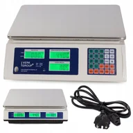 Wagi sklepowe - Waga Sklepowa Elektroniczna Kalkulacyjna Lcd 40Kg - miniaturka - grafika 1