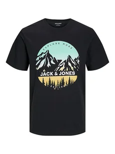 Jack & Jones Koszulka w kolorze czarnym - Koszulki męskie - miniaturka - grafika 1