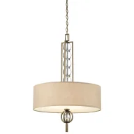 Lampy sufitowe - Lampa wisząca Celestial - kolor beżowy, brązowy - KL/CELESTIAL/3P - miniaturka - grafika 1