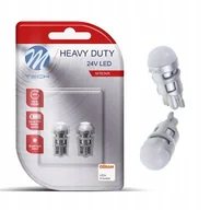 Żarówki samochodowe - Żarówka M-Tech LED W5W z diodami OSRAM 24V - miniaturka - grafika 1