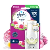 Odświeżacze powietrza - Elektryczny odświeżacz powietrza Glade Electric Scented Oil + wkład Relaxing Zen - miniaturka - grafika 1