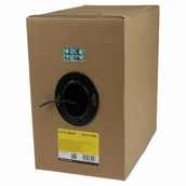 Kable miedziane - StarTech WIR5ECMRBK kabel sieciowy Czarny 304,9 m Cat5e U/UTP (UTP) - miniaturka - grafika 1