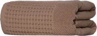 Ręczniki - Ręcznik, ręcznik waflowy, 100% bawełna, nowoczesny wafel 70x140cm Beżowy - miniaturka - grafika 1