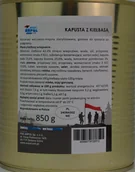 Szybkie dania obiadowe - Kapusta z kiełbasą wojskowa 850 g - miniaturka - grafika 1