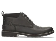 Botki męskie - Clarks, Trzewiki męskie, Lawes Top, czarny, rozmiar 39 1/2 - miniaturka - grafika 1