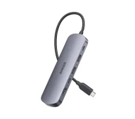 Huby USB - Anker Nano PowerExpand A83D2HA1 7w1 USB-C Szary - miniaturka - grafika 1