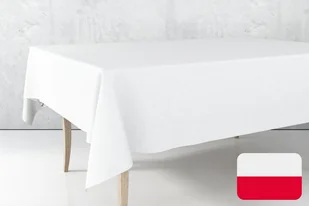 Obrus 140x200 Plamoodporny Klasyczny Savio Biały - Obrusy i serwetki - miniaturka - grafika 10