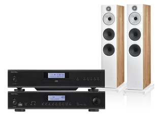 Rotel A14 MKII (czarny) + CD14 MKII (czarny) + 603 S3 (dąb) - Zestawy stereo - miniaturka - grafika 1