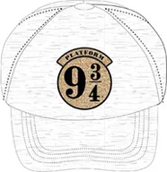 Czapki dla dzieci - Stylowa czapka z daszkiem dla dziewczynki Harry Potter Szara - miniaturka - grafika 1