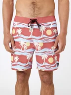 Kąpielówki męskie - Rip Curl Szorty kąpielowe w kolorze czerwono-błękitnym - miniaturka - grafika 1