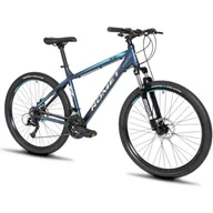 Rowery - Rower górski MTB ROMET Rambler R7.1 E U19 27.5 cala Granatowy - miniaturka - grafika 1