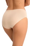 Majtki damskie - Figi damskie bikini Mirela 008 bezszwowe beżowe M - miniaturka - grafika 1