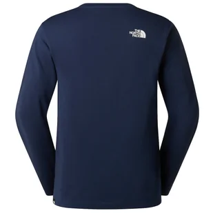 Koszulka męska The North Face M L/S Simple Dome Tee Rozmiar: XXL / Kolor: ciemnoniebieski - Koszulki sportowe męskie - miniaturka - grafika 1