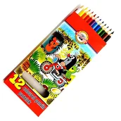 Kredki, ołówki, pastele i pisaki - Koh-I-Noor Kredki Szkolne Krecik 12kol - miniaturka - grafika 1