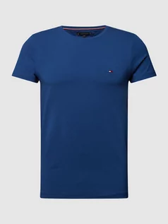 Koszulki męskie - T-shirt w paski - grafika 1