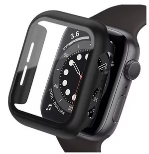 2w1 ETUI CASE DO APPLE WATCH 9 8 7 45MM PEŁNA OCHRONA 360 CZARNE - Akcesoria do smartwatchy - miniaturka - grafika 1