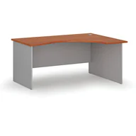 Biurka - Biurko narożne PRIMO GRAY, 1600 x 1200 mm, prawe, szary/czereśnia - miniaturka - grafika 1