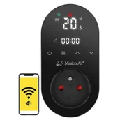 Akcesoria grzewcze - Regulator MISSION AIR Nest Czarny - miniaturka - grafika 1