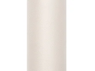 PartyDeco Tiul gładki, kremowy, 0,15 x 9m TIU15-079 - Pasmanteria - miniaturka - grafika 2