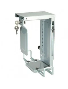 Roline Roline ROLINE Mini PC Holder Lockable Silver - Uchwyty do monitorów - miniaturka - grafika 2
