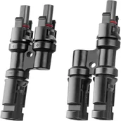 Pozostałe akcesoria sieciowe - Złącze Konektor MC4 Dwójnik Równoległy Solarny + - - miniaturka - grafika 1