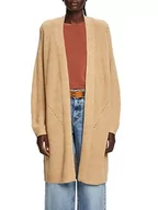 Swetry damskie - ESPRIT Damski kardigan z dzianiny, 289 / piasek 5, M - miniaturka - grafika 1