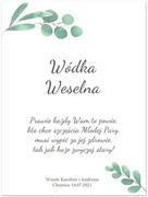 Wesele i ślub - Etykiety personalizowane na butelkę z Wódką Weselną - 9 szt. - miniaturka - grafika 1