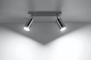 Sollux Lighting Plafon RING 2 chrom - Lampy sufitowe - miniaturka - grafika 1