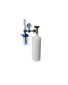 Akcesoria medyczne - Butla 2L Tlen Medyczny O2 200bar/315bar + Reduktor Tlen medyczny O2 z nawilżaczem - miniaturka - grafika 1