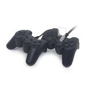 Kontrolery gier na PC - GEMBIRD GEMBIRD Zestaw gamepad GEMBIRD JPD-UDV2-01 (PC; kolor czarny) 2_90307 - miniaturka - grafika 1