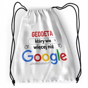 Plecak Dla Geodety Sportowy Szkolny Worek Torba z Nadrukiem ze Zdjęciem - Plecaki worki - miniaturka - grafika 1