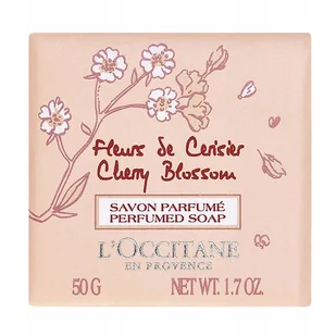 Perfumowane mydło L'Occitane Cherry Blossom z kwiatem wiśni 50 g - Mydła - miniaturka - grafika 1