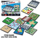 Zabawki zręcznościowe - Ramiz Zestaw Gier 12w1 - miniaturka - grafika 1