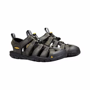 Sandały męskie KEEN CLEARWATER CNX LEATHER - Sandały męskie - miniaturka - grafika 1